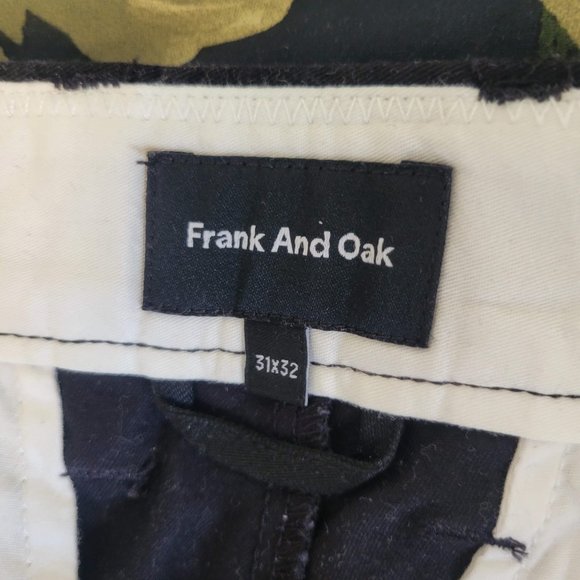 Black Frank And Oak Mackay Pants 31X32 - Picture 2 of 7